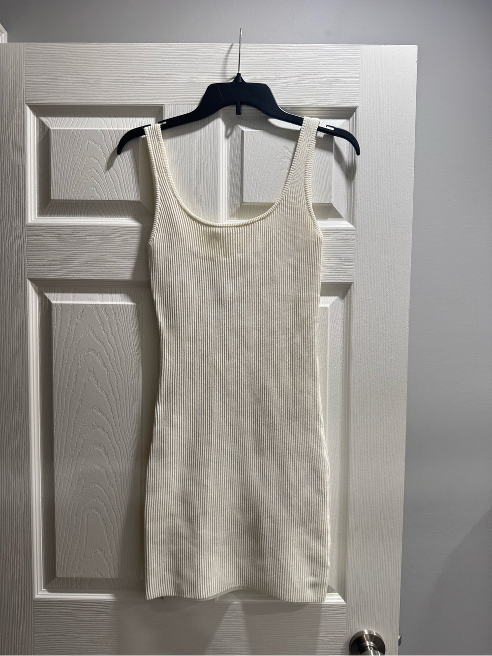 Tic Toc Scoop Neck Ribbed Tank Dress